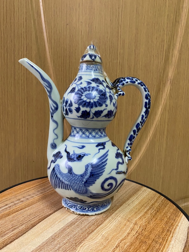 当代 漏价，元青花执壶，品相完美柴窑