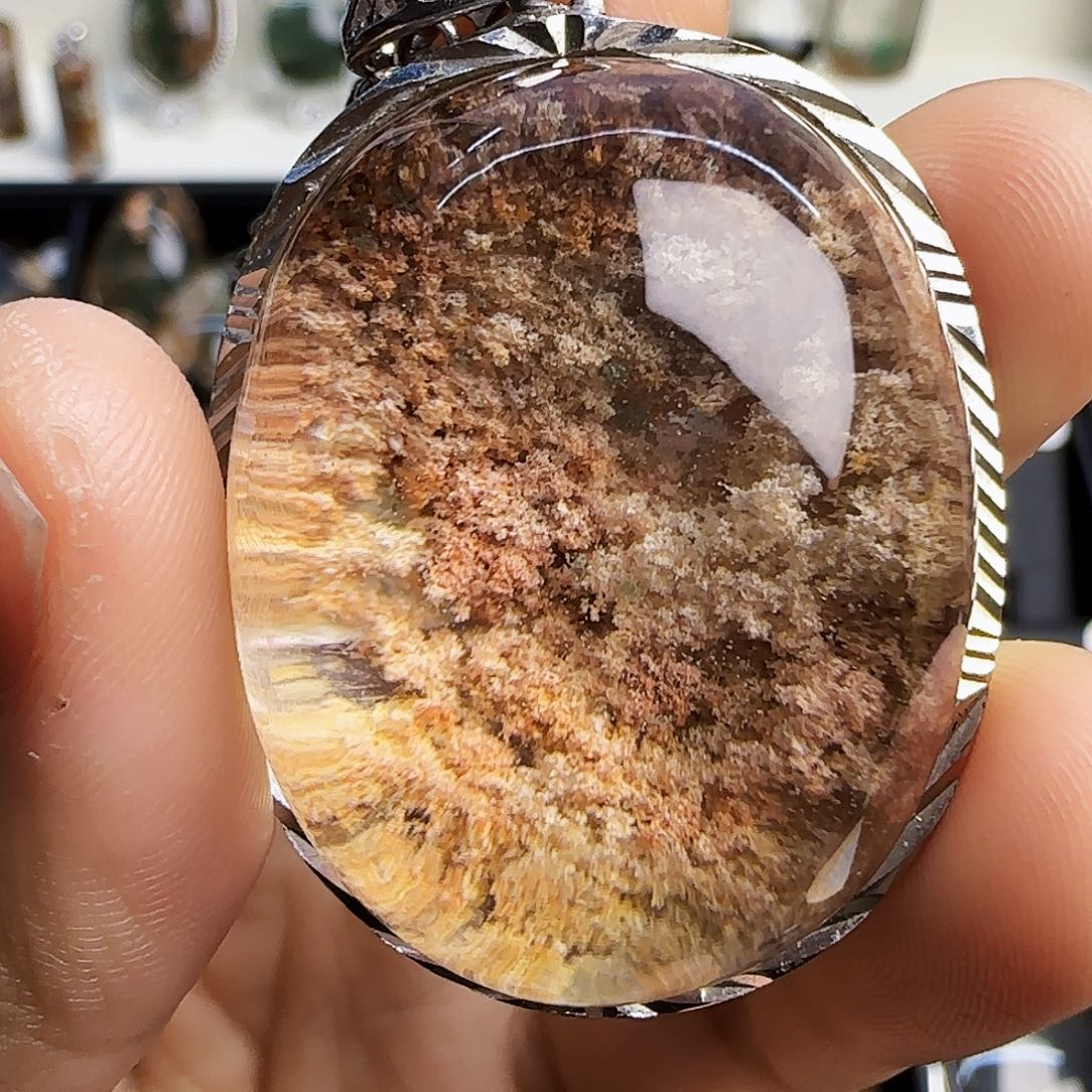 水晶珠宝半成品银S925镶嵌