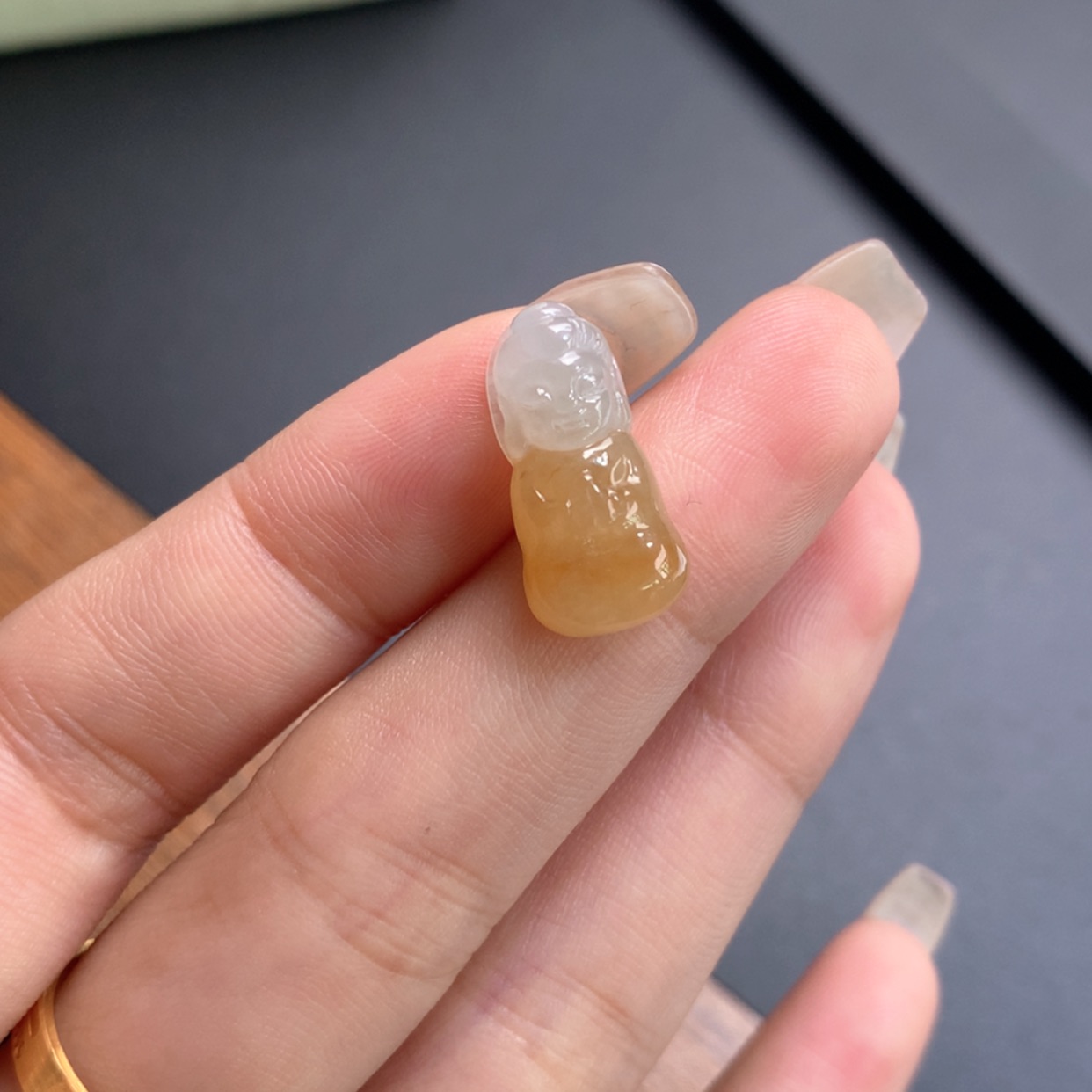 【闪购商品】翡翠颈饰未镶嵌宝宝佛×1佳