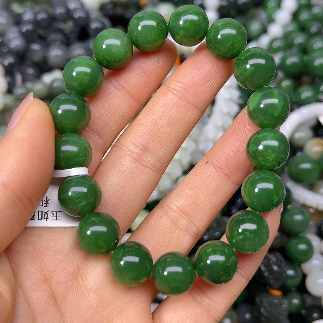 和田玉未镶嵌手链