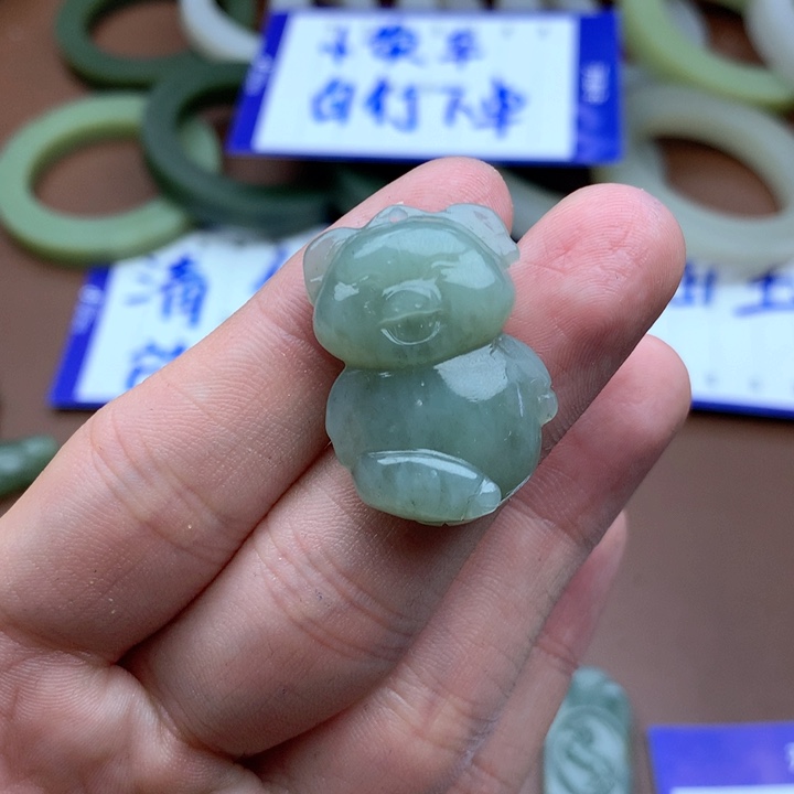 和田玉珠宝半成品未镶嵌