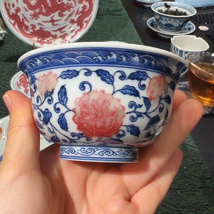 微瑕臻玉古坊原矿孔雀石釉里红