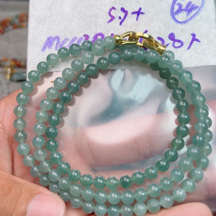 一***光定制翡翠未镶嵌不退不换