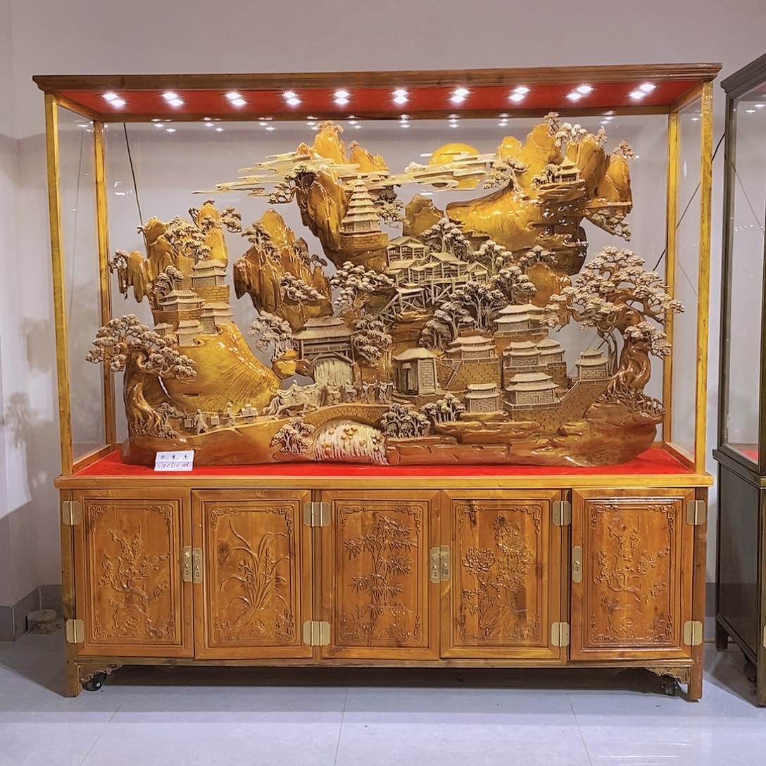 金丝楠武****林金丝楠小叶桢楠摆件