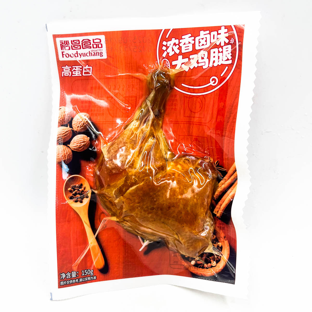 （12.15到期）五包浓香卤味大鸡腿150g