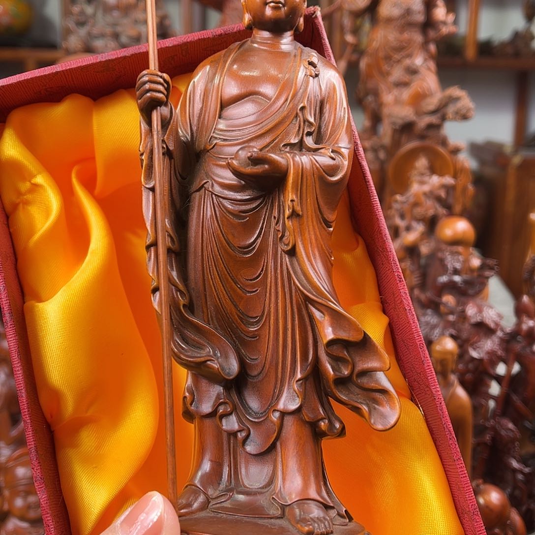 黄杨木黄杨木雕刻高度23厘米