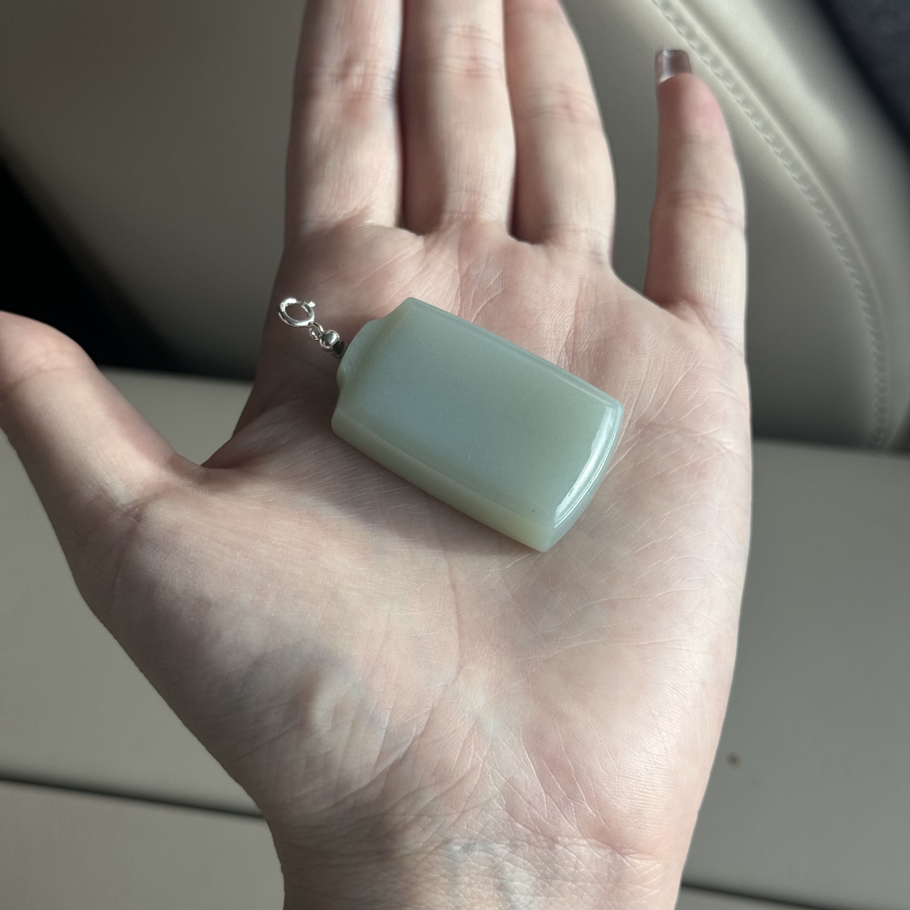 天然和田玉无事牌吊坠-SS25121401（多样性发货）