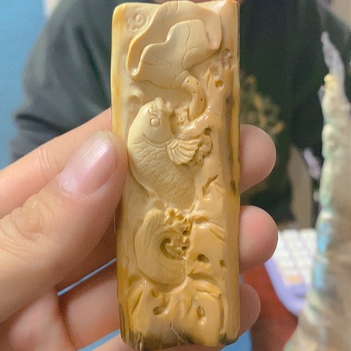 天然猛犸牙雕刻残次品