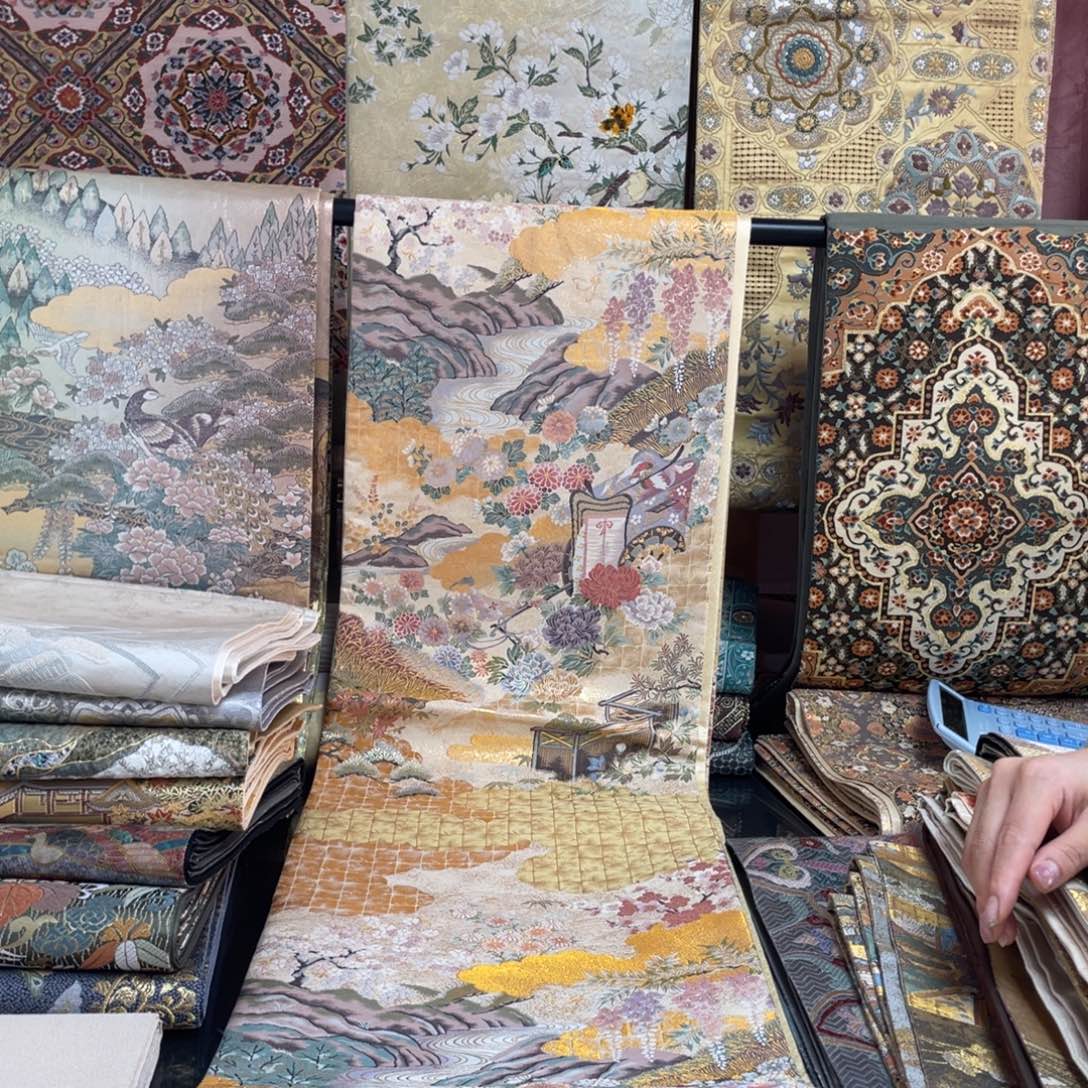 织绣唐锦西阵织高端定制面料