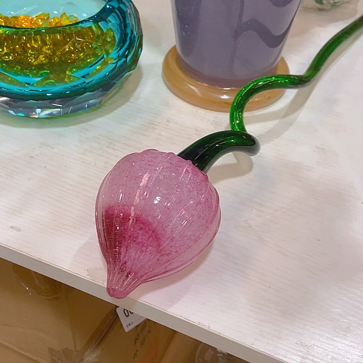 无铅玻璃琉璃岛花花高45口9