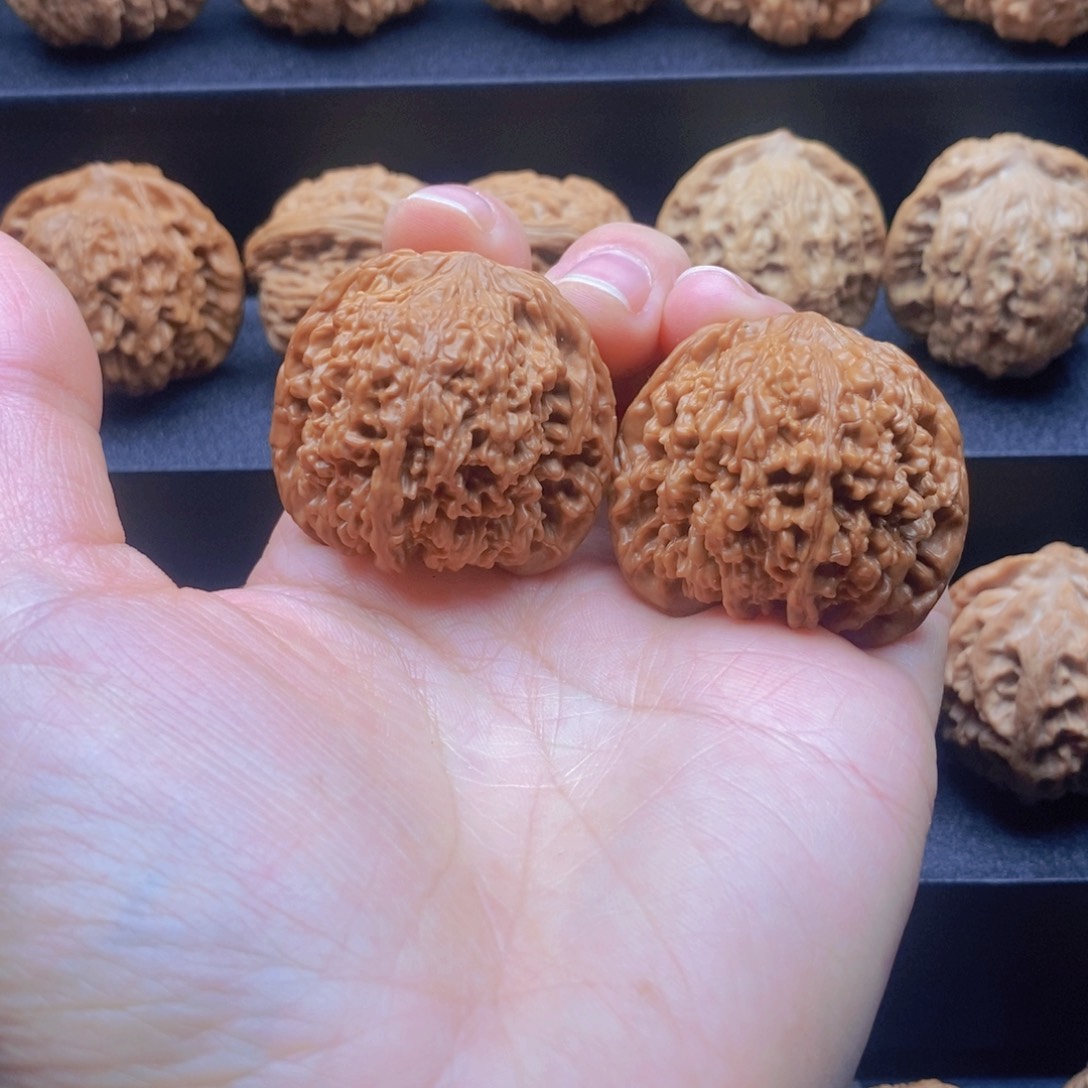 把件文玩核桃满天星微刮