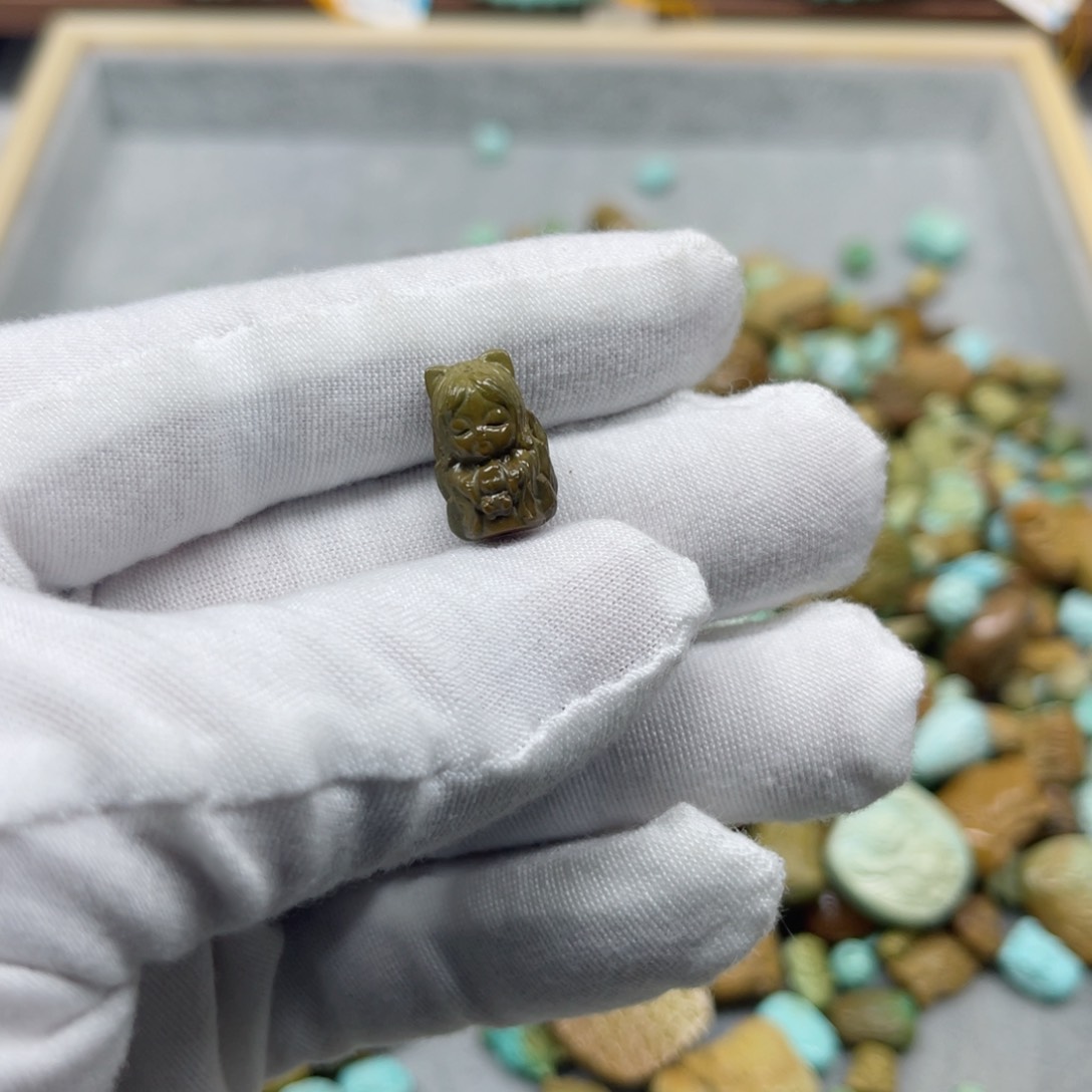 绿松石挂件未镶嵌