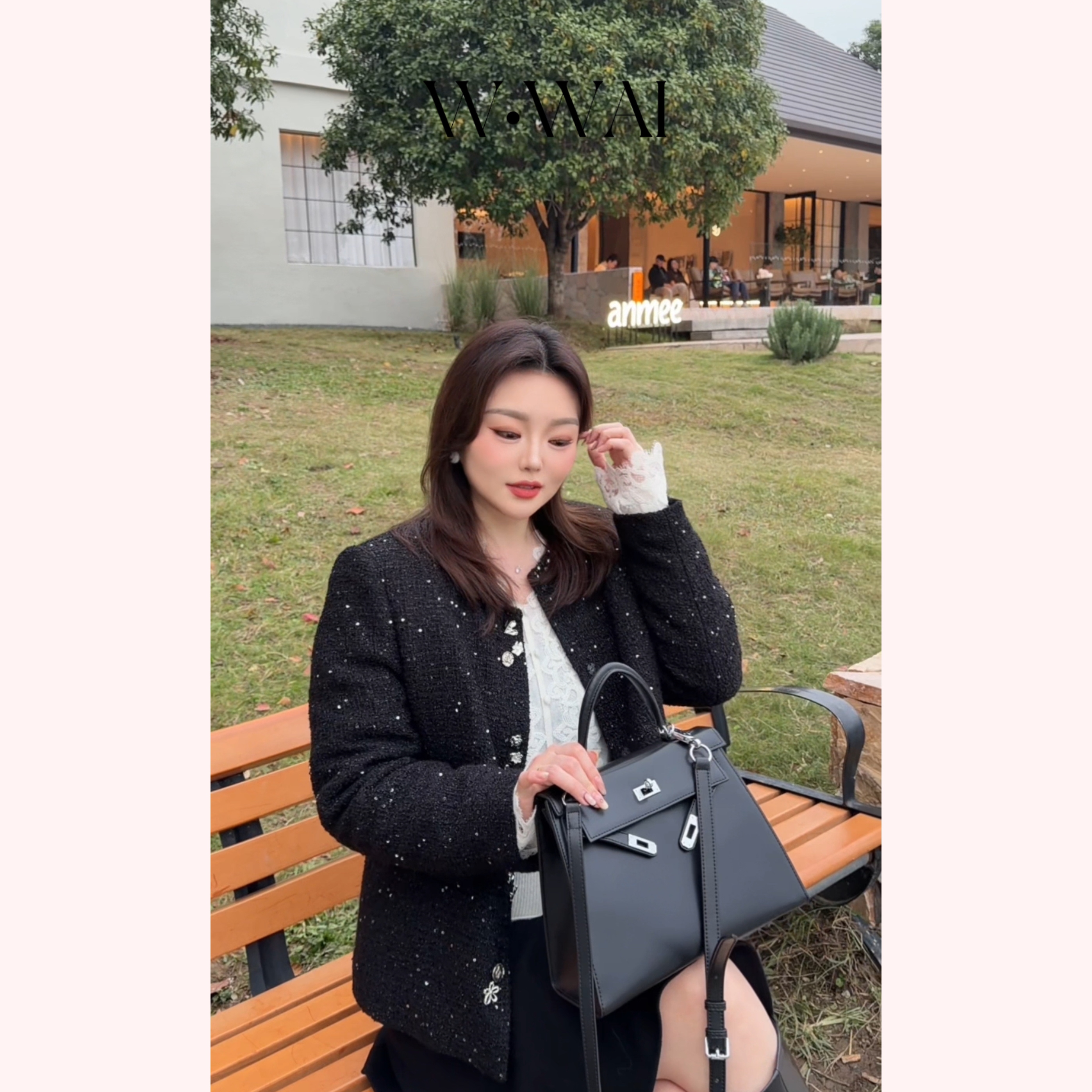 【慕枂】显瘦小香风重工羽绒内胆外套 D54Y401