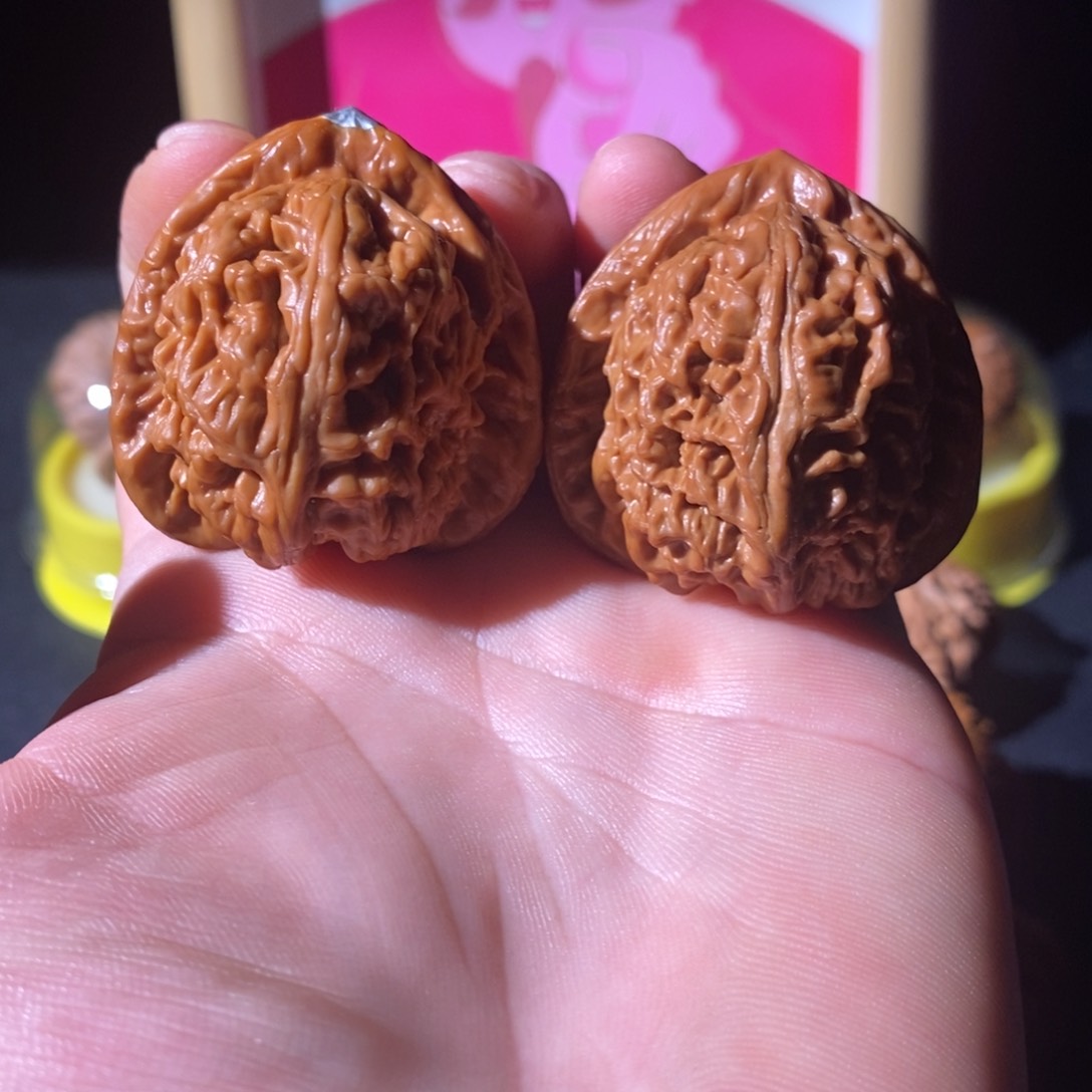 吊坠文玩核桃42三角元宝