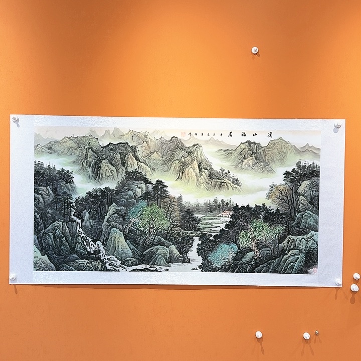 国画书法作品多次参加