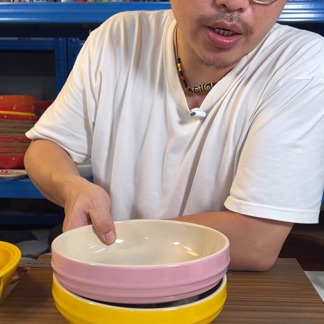 用***4瓷深盘八英寸六个装666