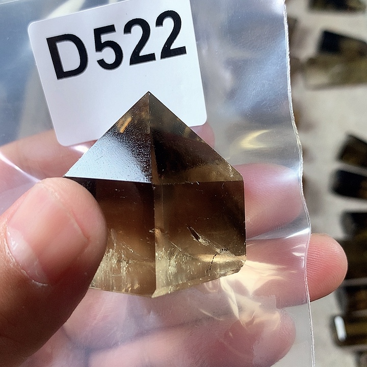 水晶天然水晶柱子D522未镶嵌让*吹