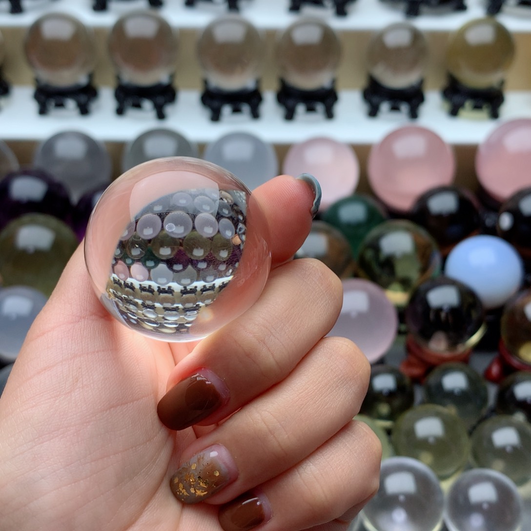 【闪购商品】水晶天然水晶球摆件未镶嵌明**性