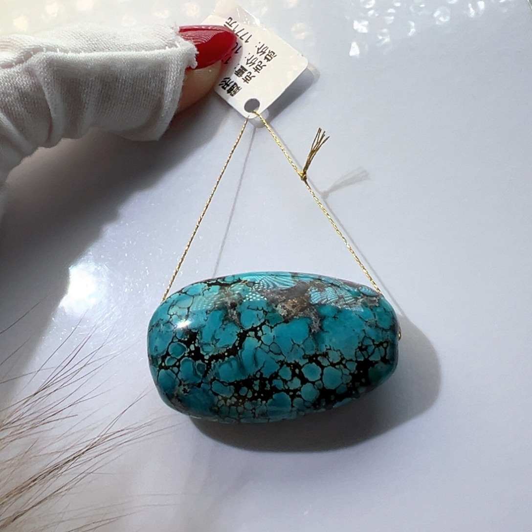 绿松石未镶嵌挂件