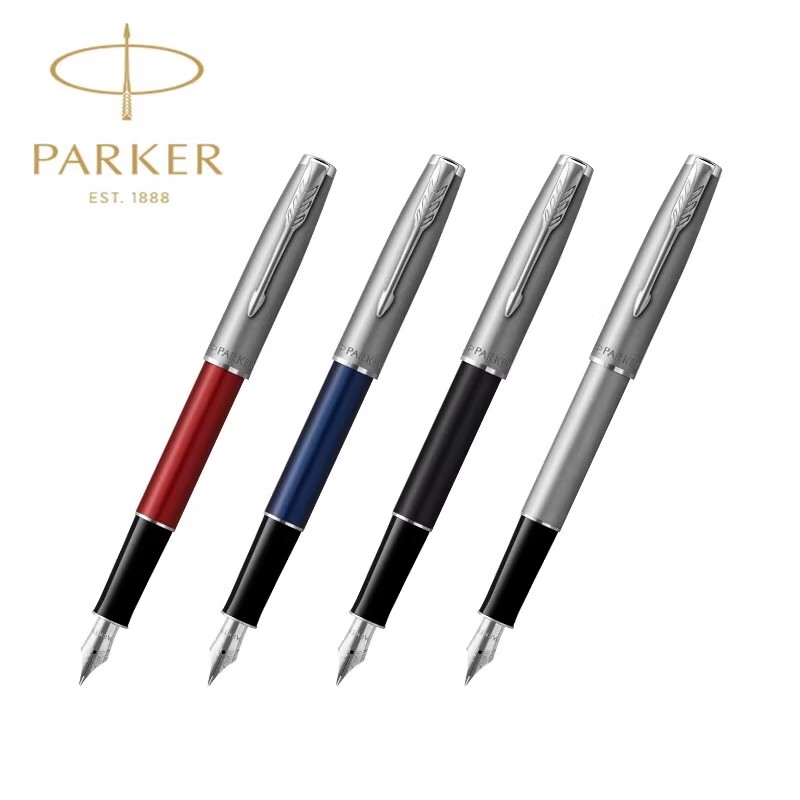 PARKER/派克卓尔钢笔挚雅系列墨水笔金属缎面商务送人高端练字笔