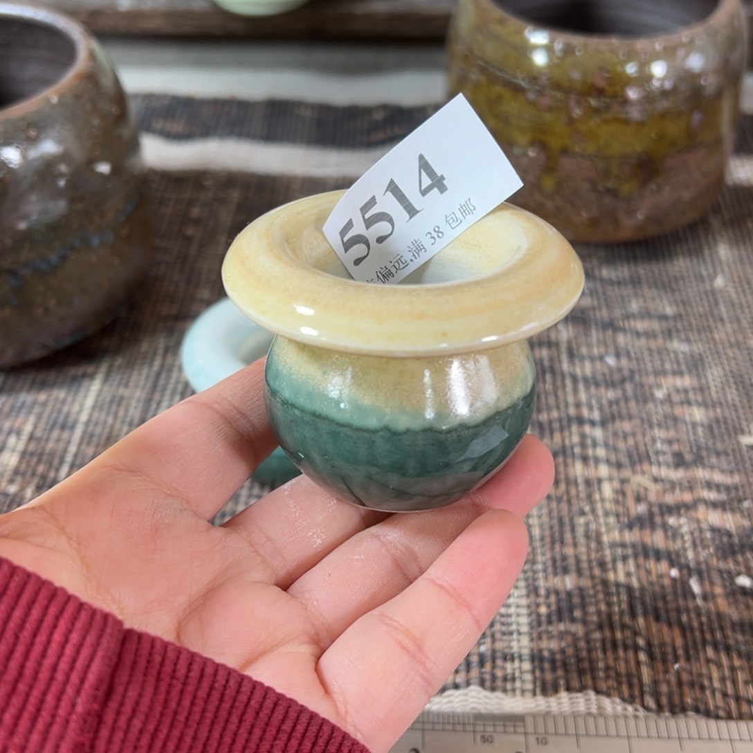 陶瓷景德镇手工花盆