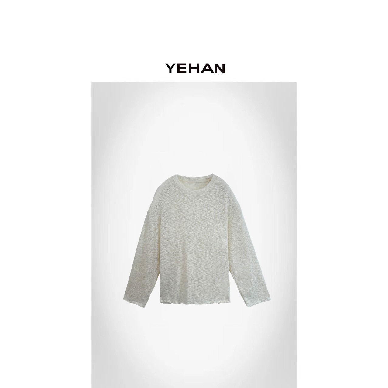 YEHAN 软糯糯小花边上衣 2025春季新款NEW