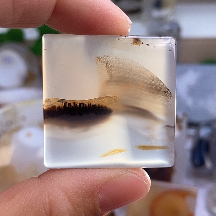 玛瑙/玉髓颈饰足银镀金镶嵌