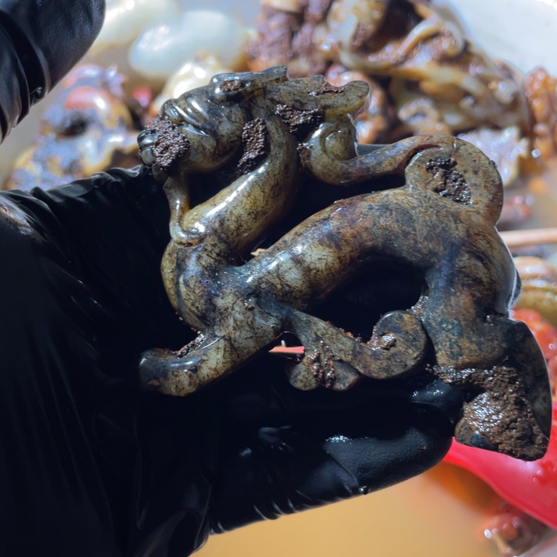 乒***和田玉未镶嵌挂件