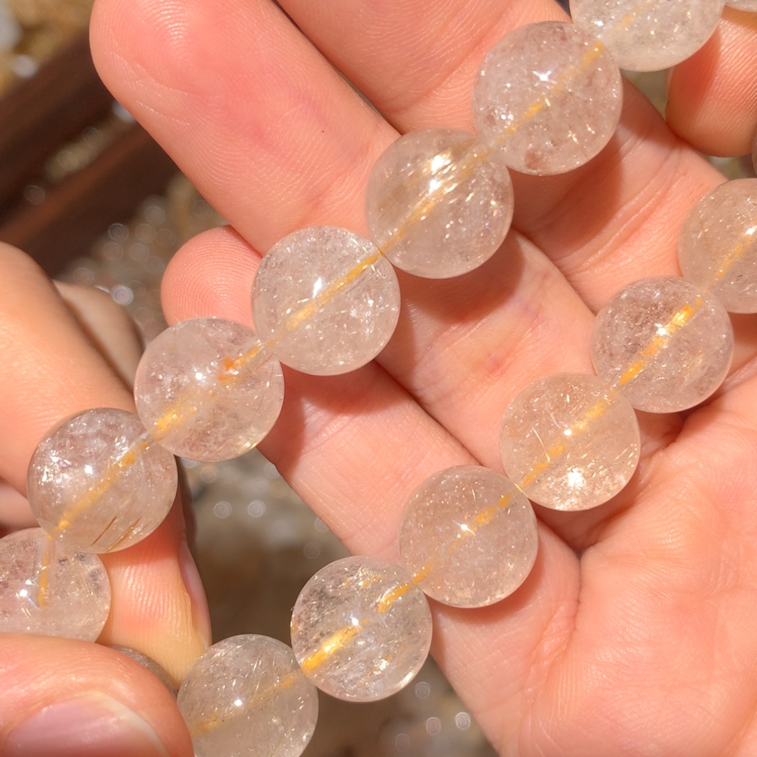 子***^水晶手链未镶嵌手链