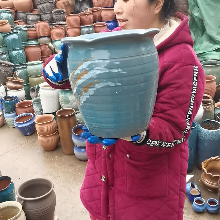 红陶口25高25瑕疵