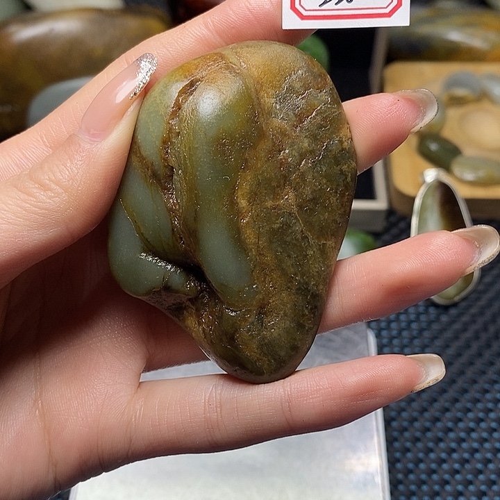 和田玉未镶嵌挂件220