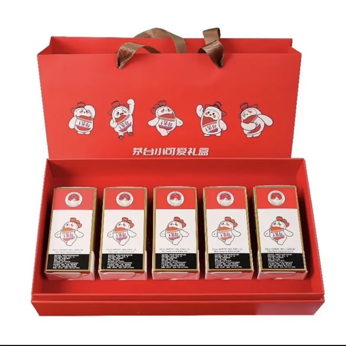 MOUTAI/茅台小可爱100ml礼盒53度100ml*5瓶