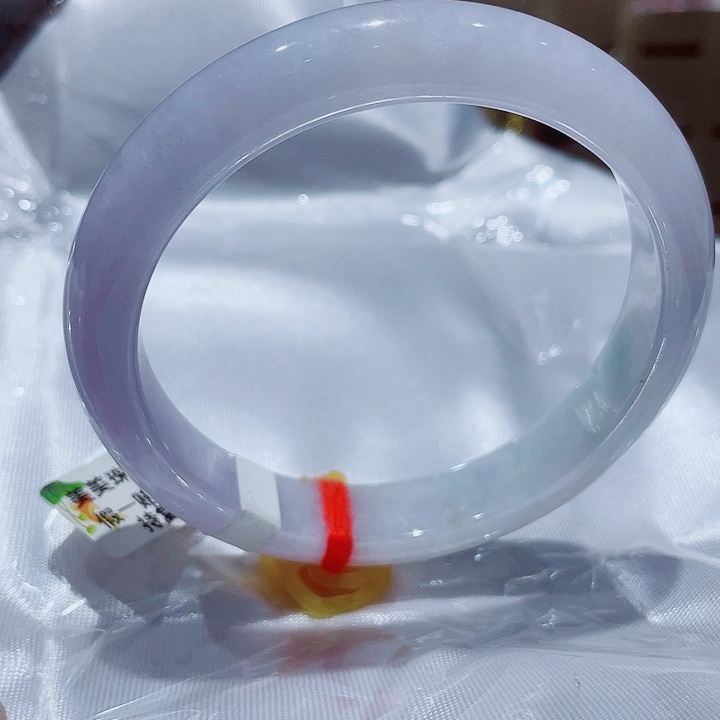 翡翠未镶嵌手镯天然缅甸翡翠A货手镯，紫罗兰手镯