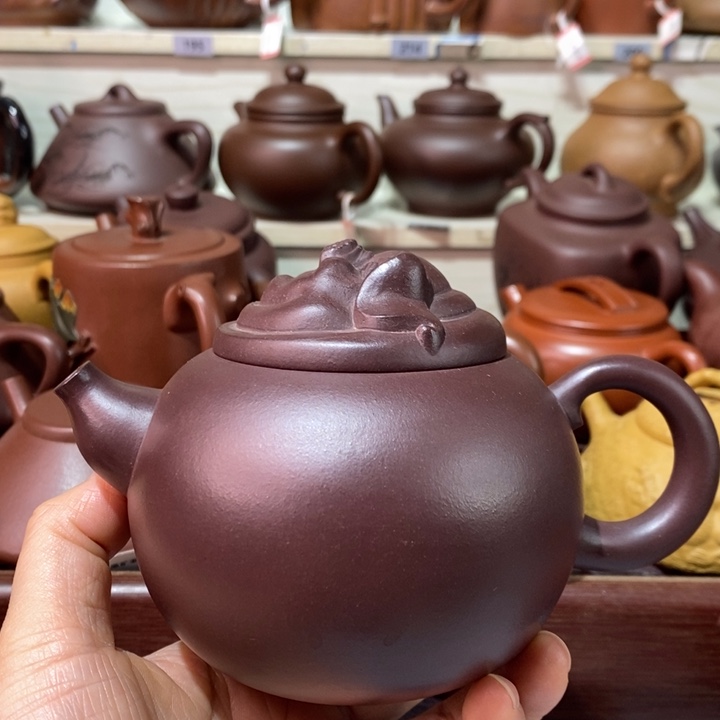 茶壶紫砂微瑕处理一把