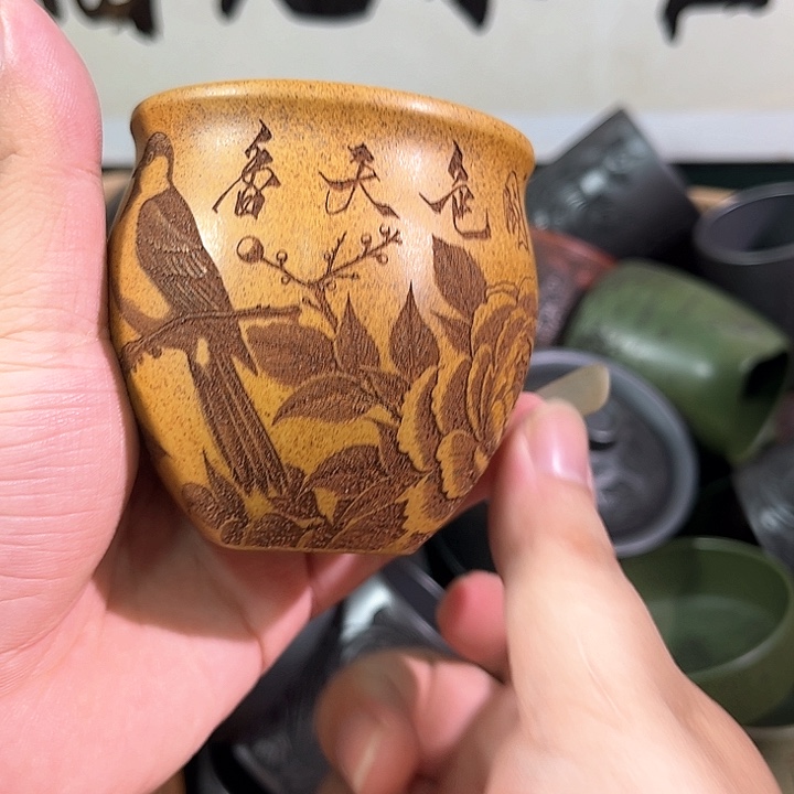 茶杯紫砂全手工紫砂主人杯