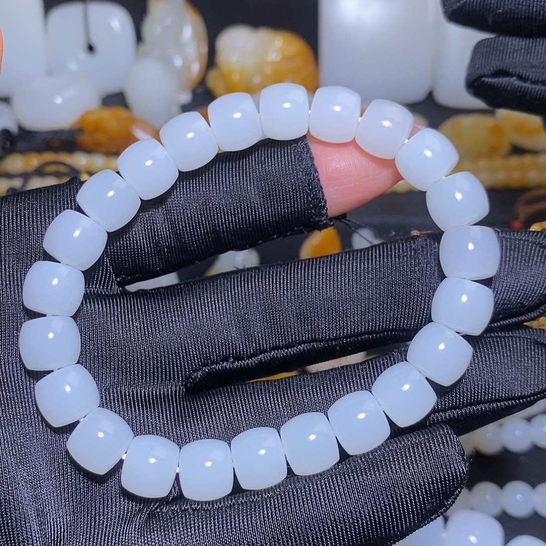 和田玉套链未镶嵌