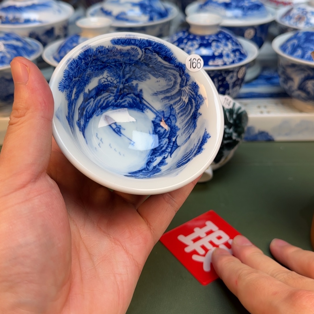 彦祖纯手工手绘茶具166