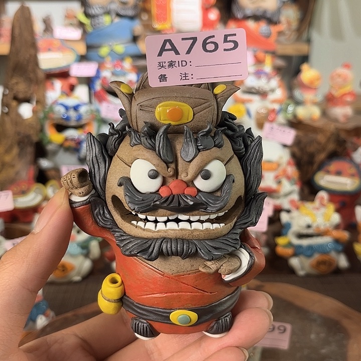泥塑纯手工茶宠摆件