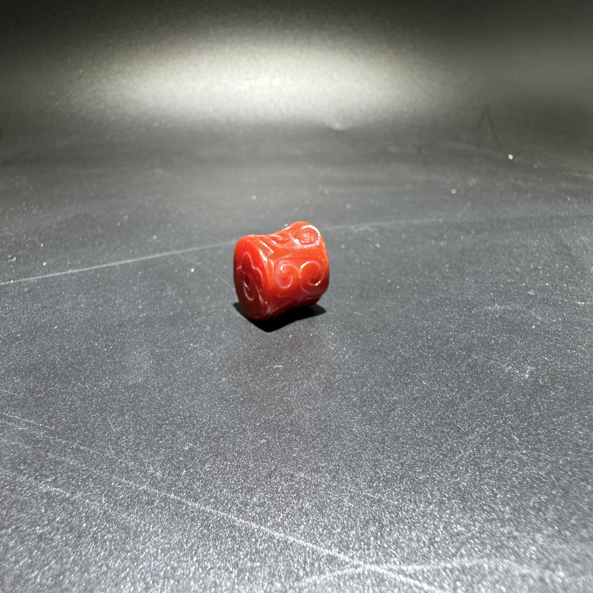 天然老玛瑙束腰珠
