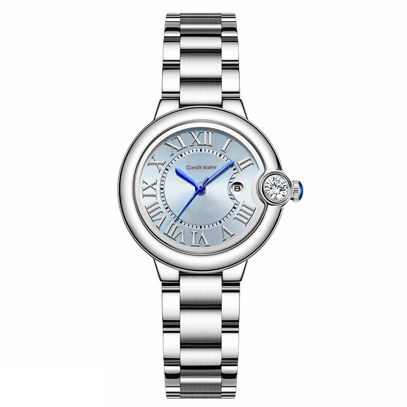 Candy Kathy【官方正版】ck310 女士时尚单日历腕表d