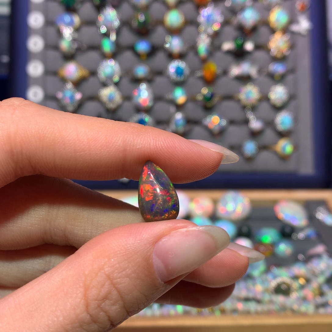 银S925镶嵌欧泊吊坠款式月*海