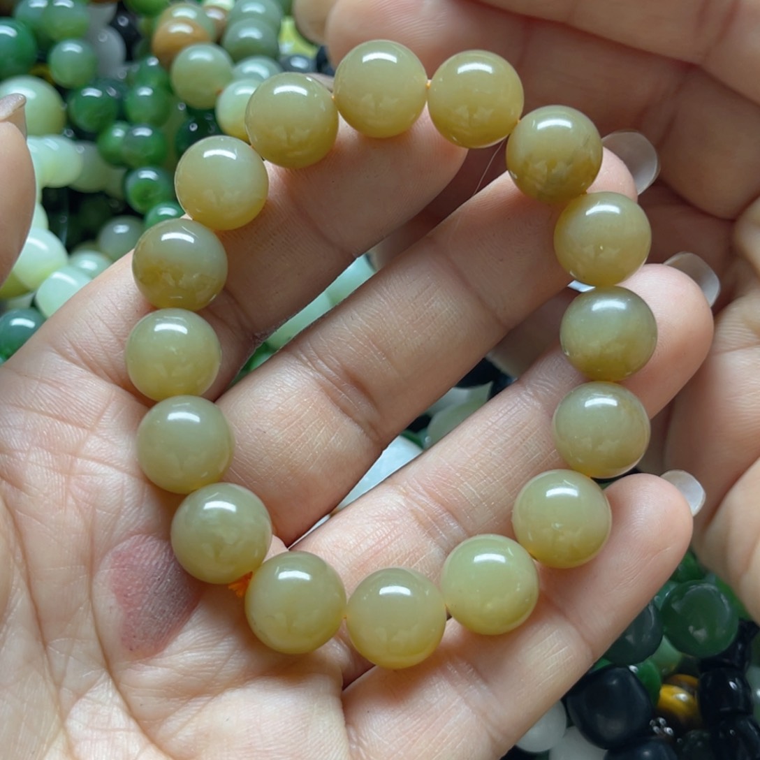 和田玉手链未镶嵌