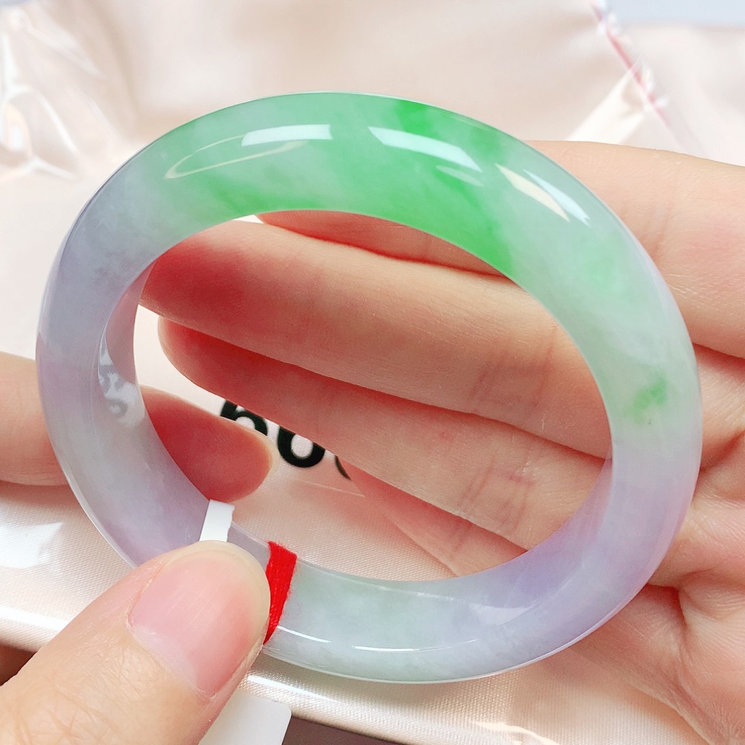 翡翠未镶嵌手镯抖音660