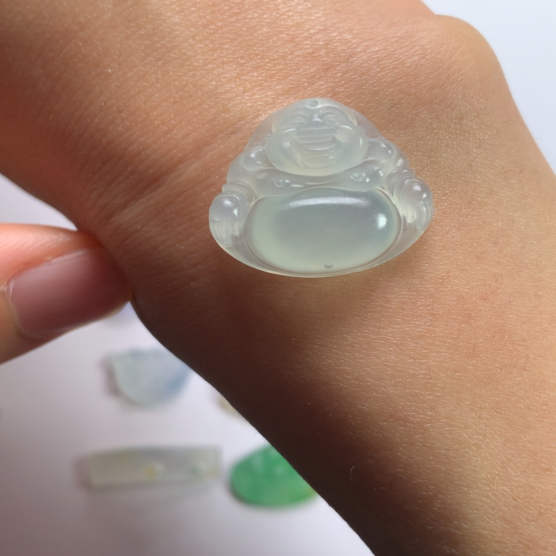 定制翡翠未镶嵌缅甸翡翠A货佛