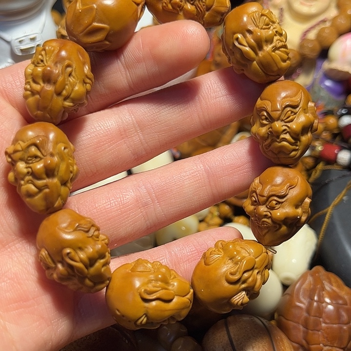橄榄核手串/手链写实罗汉