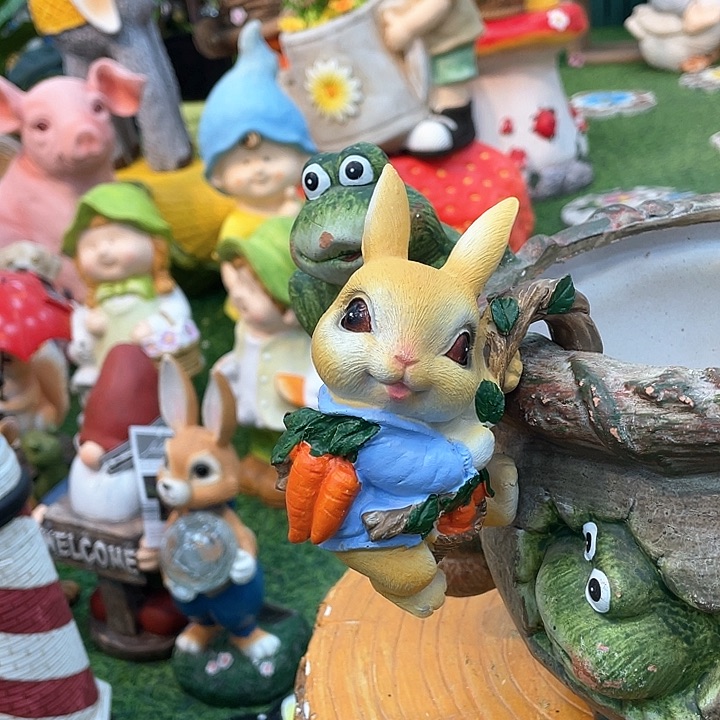 红陶花园庭院摆件