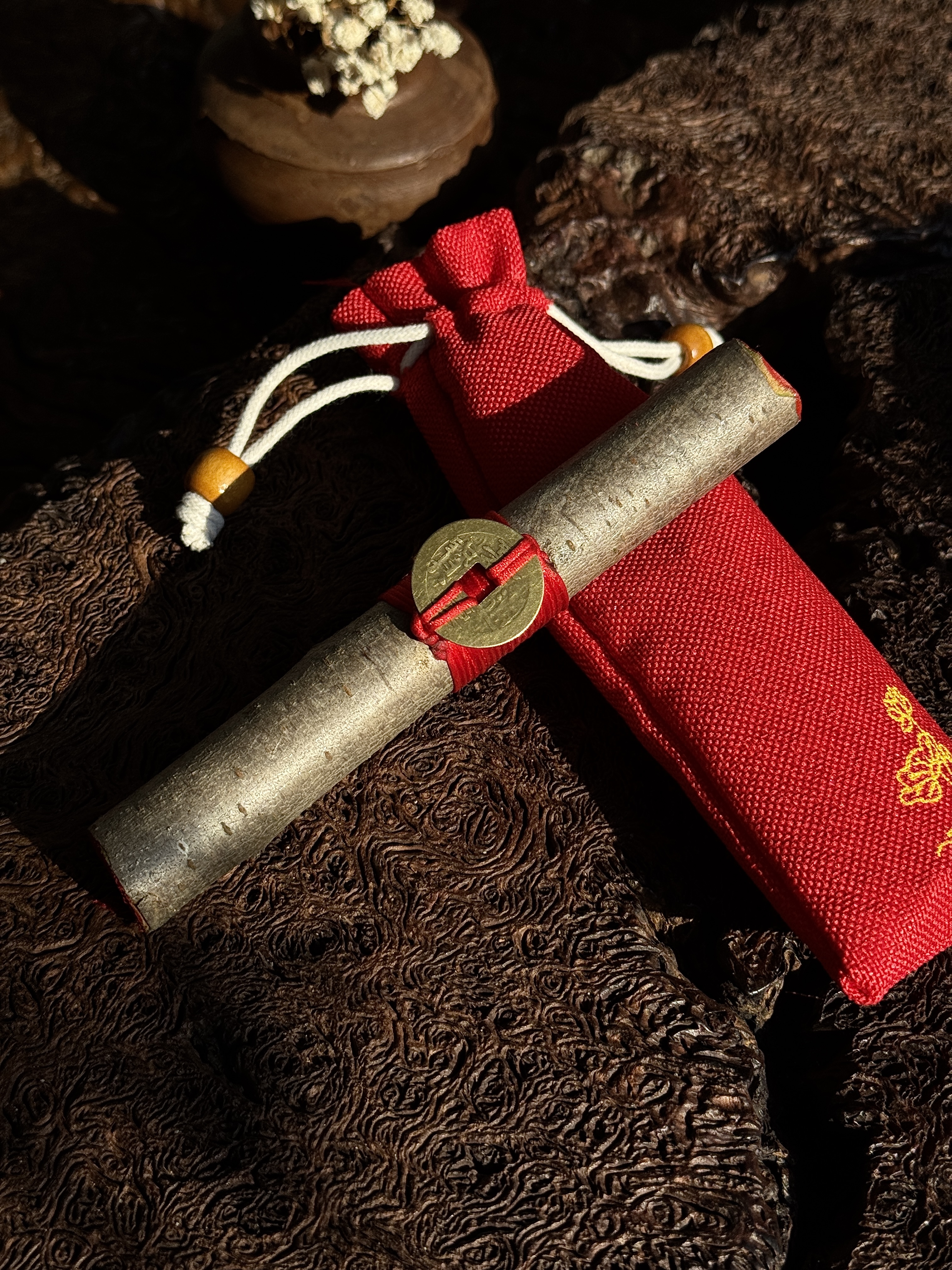 野生东南桃木枝14cm加长加粗放车里包里抽屉手涂砂