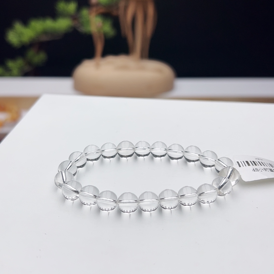 手链水晶未镶嵌白水晶8mm+