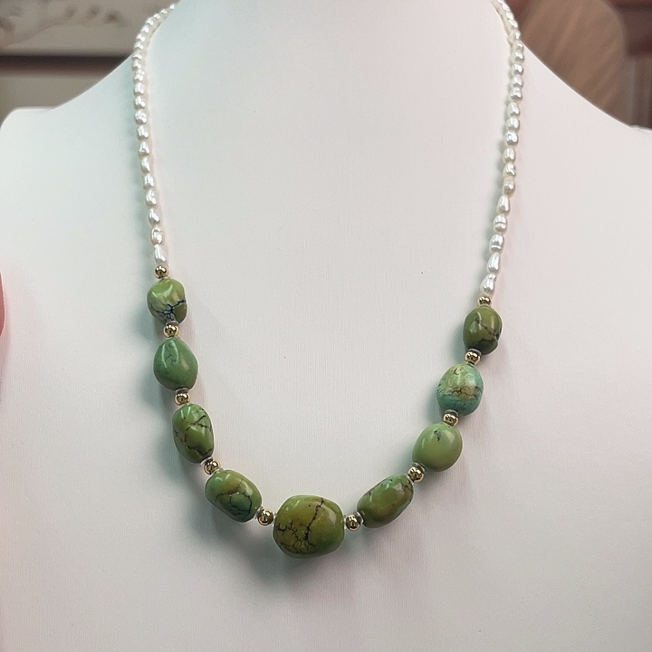 未镶嵌绿松石珠宝奇石