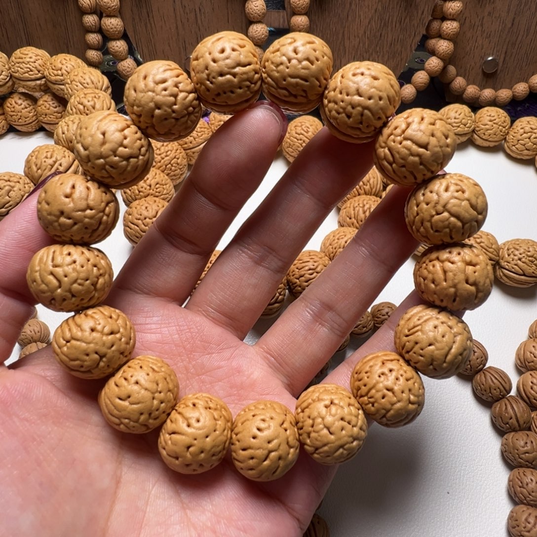 核桃手串/手链金丹桃核手串全品精卡